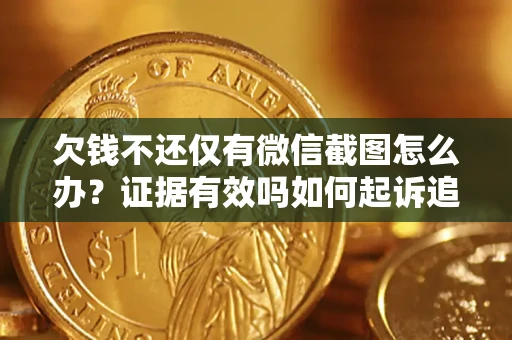 济南欠钱不还仅有微信截图怎么办？证据有效吗如何起诉追回欠款？