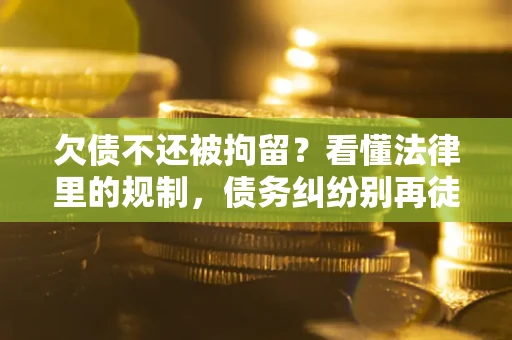 济南欠债不还被拘留？看懂法律里的规制，债务纠纷别再徒劳奔波