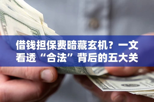 济南借钱担保费暗藏玄机？一文看透“合法”背后的五大关键陷阱