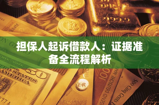 济南担保人起诉借款人：证据准备全流程解析