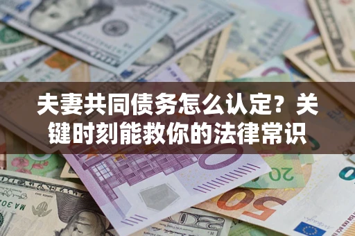 济南夫妻共同债务怎么认定？关键时刻能救你的法律常识
