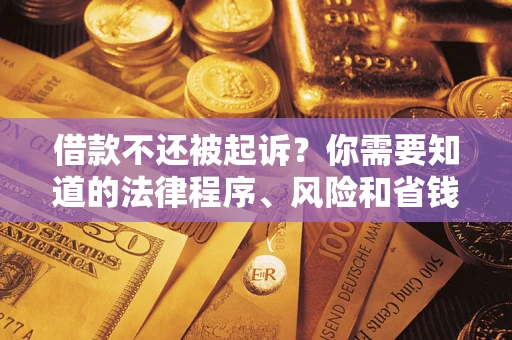 济南借款不还被起诉？你需要知道的法律程序、风险和省钱技巧